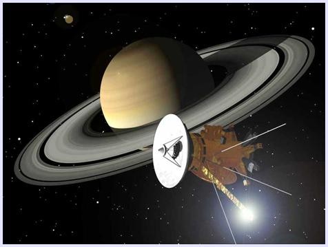 Изстрелването на Касини към Титан